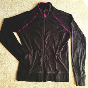 Old Navy Black Mock-Neck Zip-Front Knit Sweater